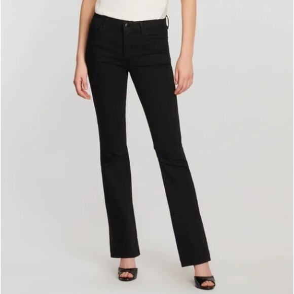 J. BRAND Sallie Mid Rise Bootcut Jeans Vanity Black Sz 29 NWT $188 {3P38} - Picture 1 of 4